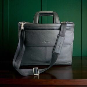 GIORGIO ARMANI BLACK
Briefcase Computer Travel Fine
Saffiano Leather Bag
